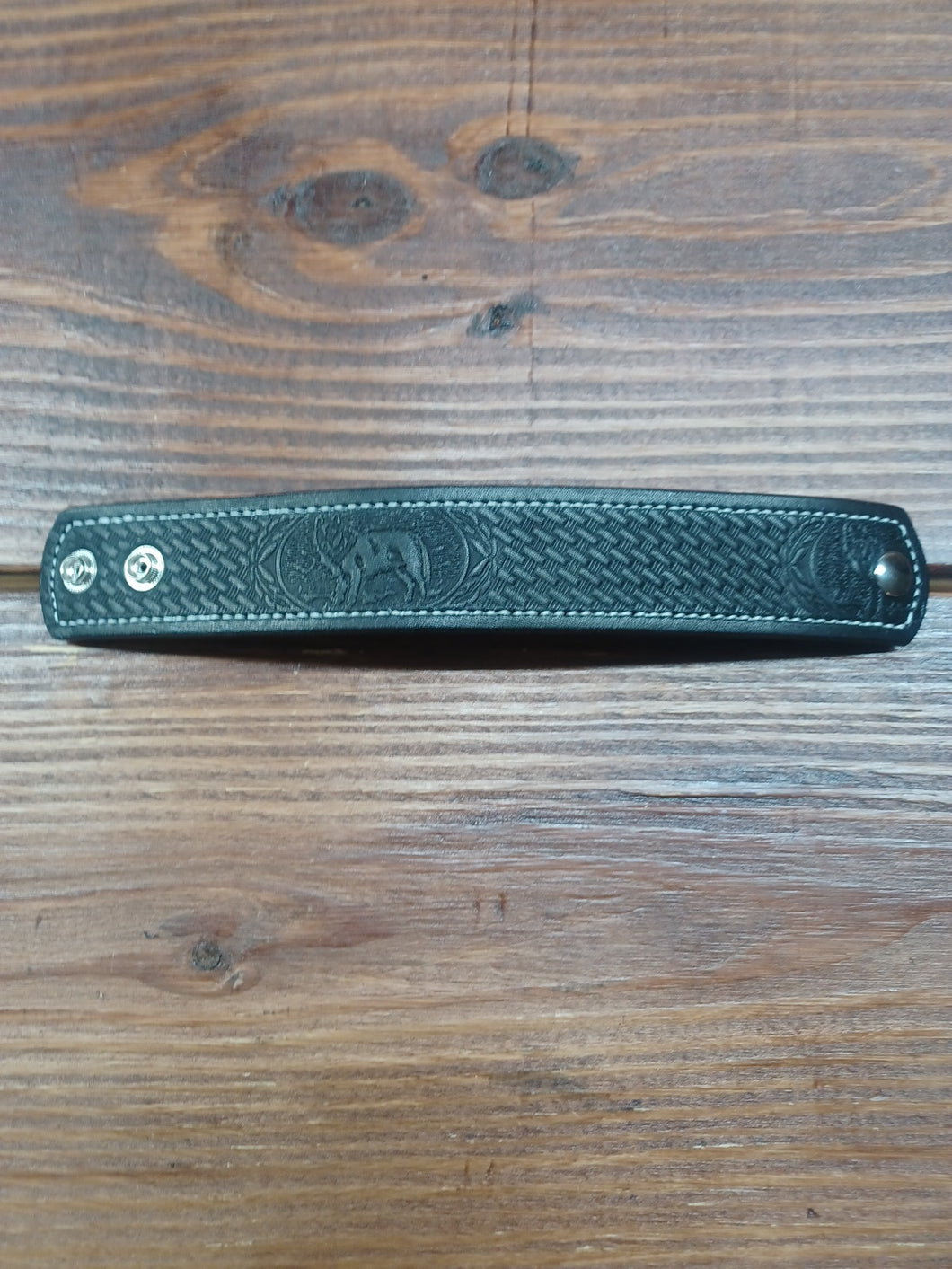 Leather Wrist Band (Stitched Boarder)