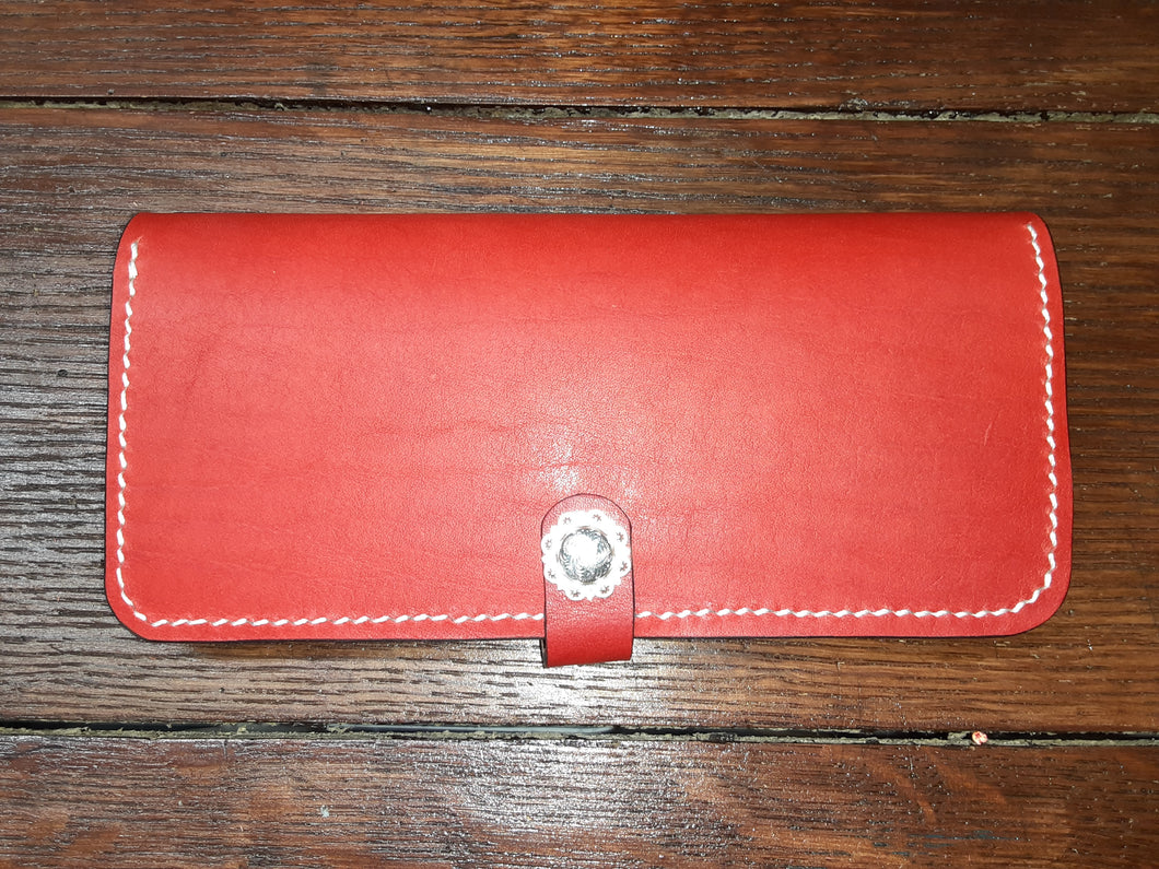 Ladies Long Wallet with Snap Closure