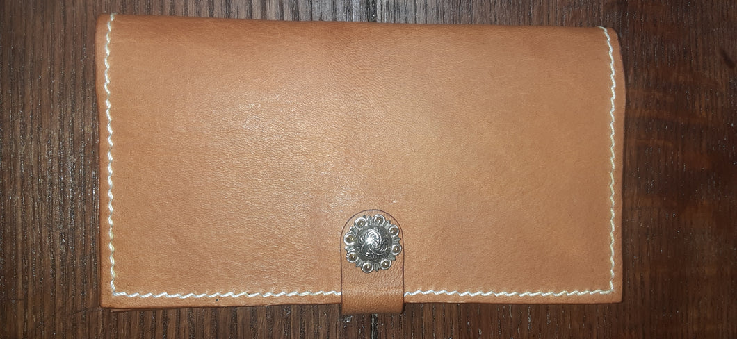 Checkbook Cover with Snap Closure